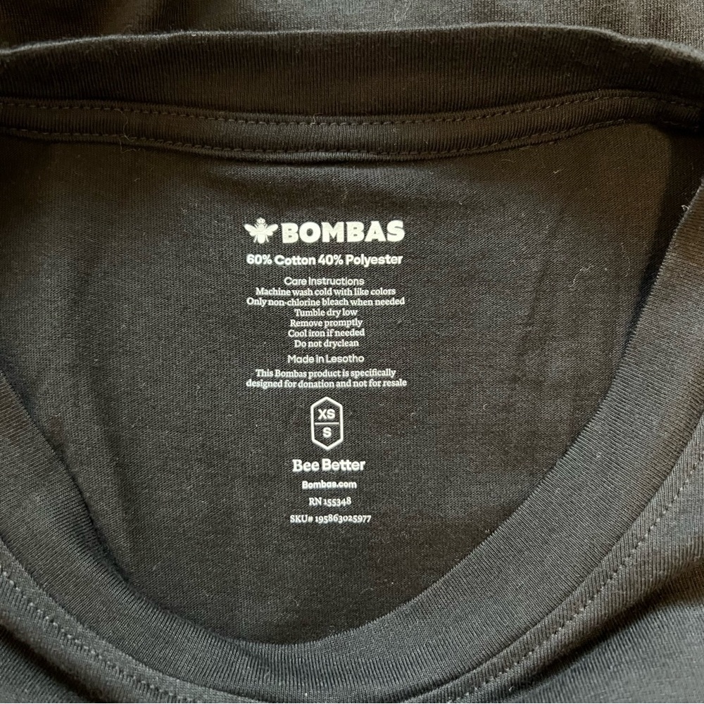 Bombas Short Sleeve Shirt, XS/S - Picture 3 of 3